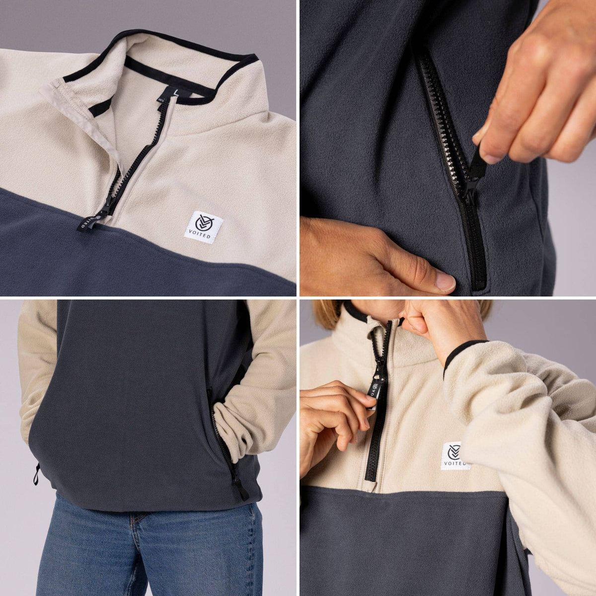 VOITED Polar Fleece Half Zip