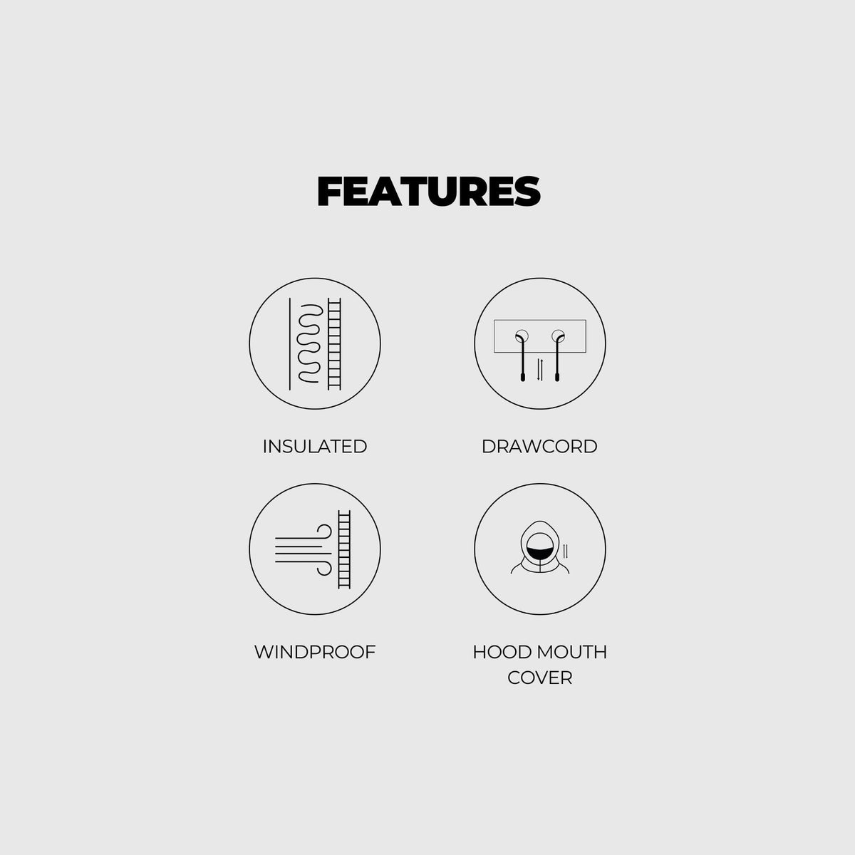 VOITED Polar Fleece Hood - Arctic