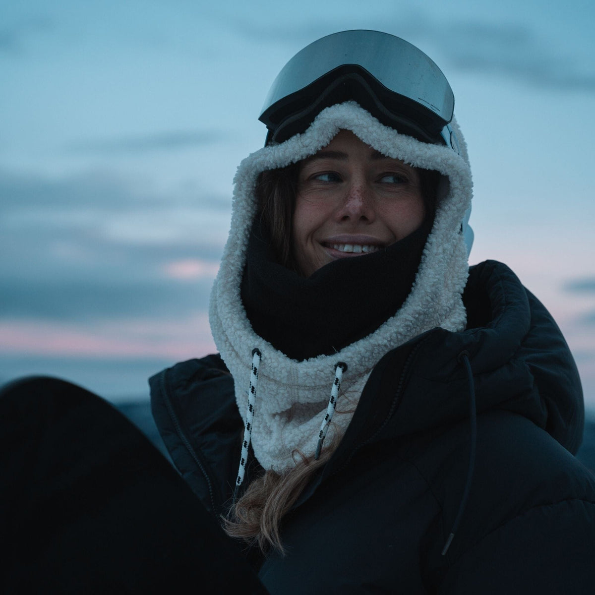 VOITED Polar Fleece Hood - Birch