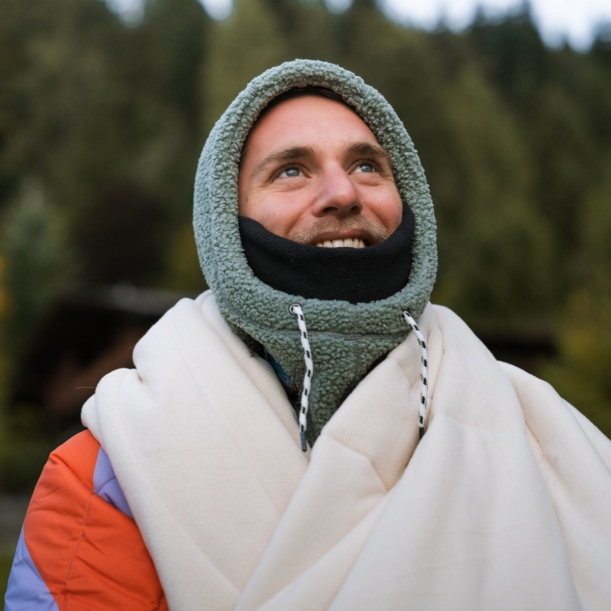 VOITED Polar Fleece Hood - Pistachio