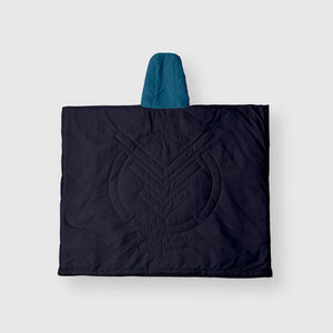 VOITED Trooper Outdoor Premium Poncho-Blanket - Blue Steel / Graphite