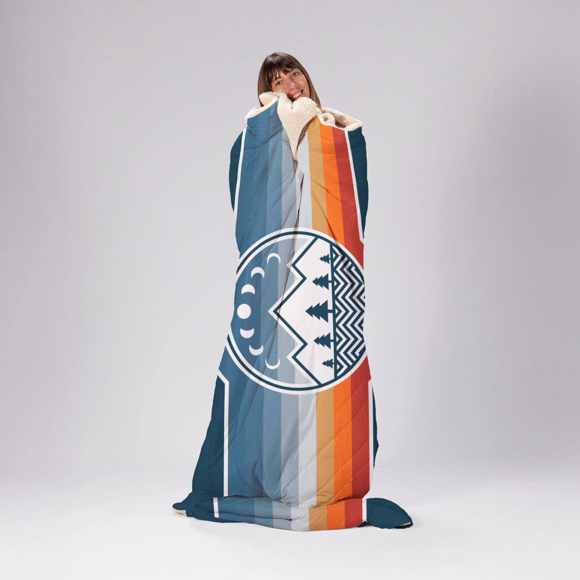 VOITED Queen-Sized CloudTouch Blanket - Camp Vibes Two