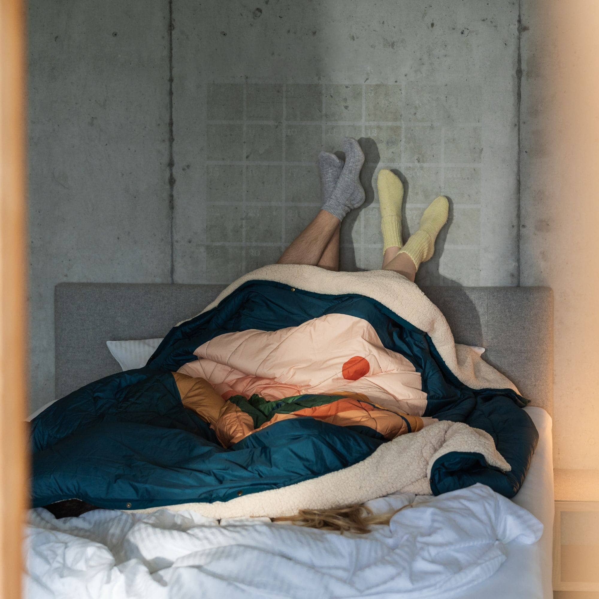 shota　VOITED CLOUD TOUCH  BLANKET VOITED Queen-Sized CloudTouch Blanket - Jasper | Cosy, Eco