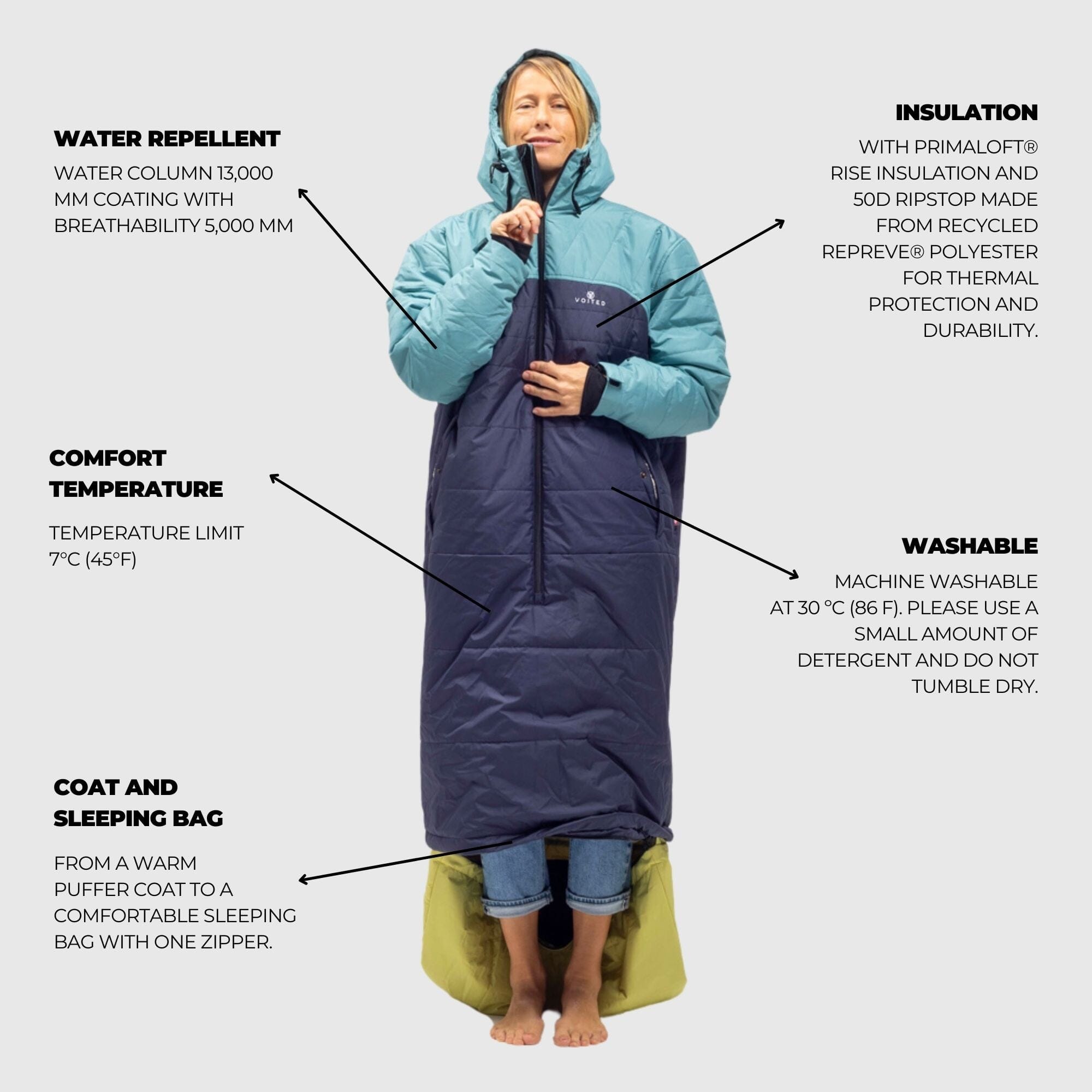 Abyssea blanket jacket「Sun」 Abyssea blanket jacket Sun