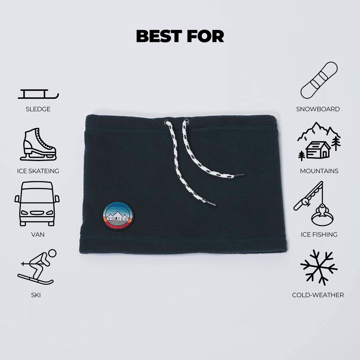 VOITED Snood - Deep Navy