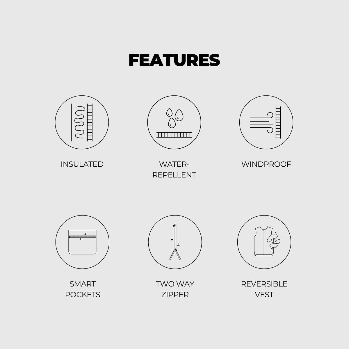 VOITED 3-in-1 Wearever Jacket