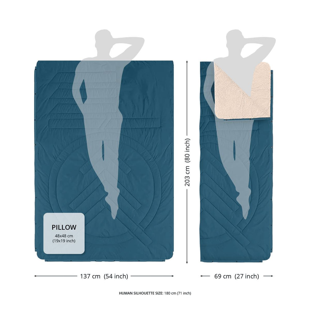 VOITED CloudTouch® Indoor/Outdoor Camping Blanket - Hazy Days