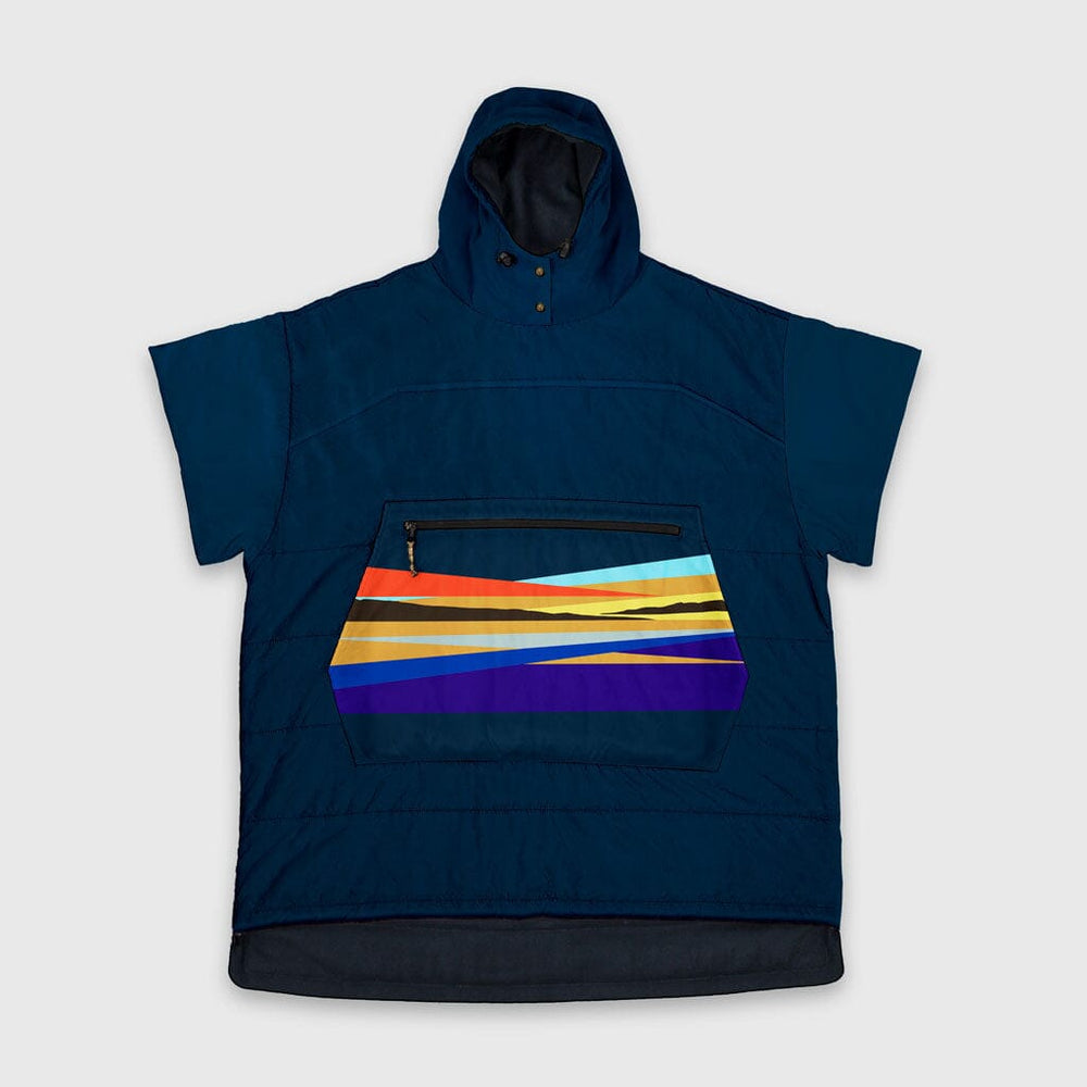 VOITED Surf Inspired Hooded Poncho with a TowelLike Inside Ocean