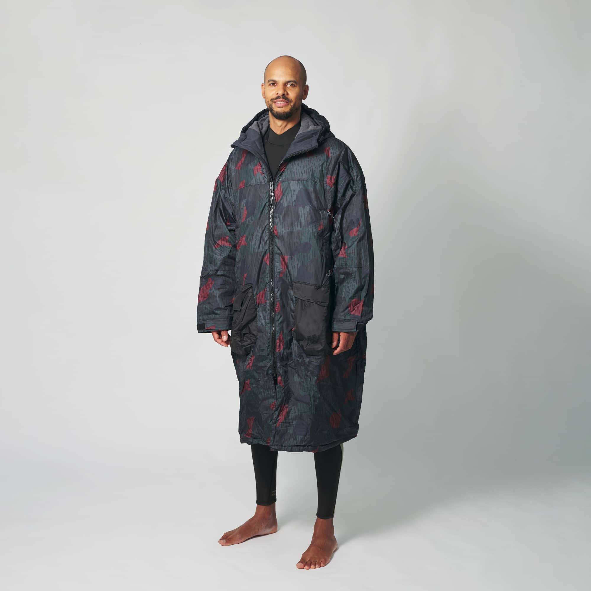 VOITED Stay Dry and Warm Outdoors with Changing Robes - Moment Camo ...