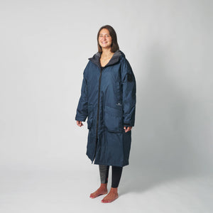 VOITED Outdoor Change Robe & Drycoat for Surfing, Camping, Vanlife & Wild Swimming - Ocean Navy