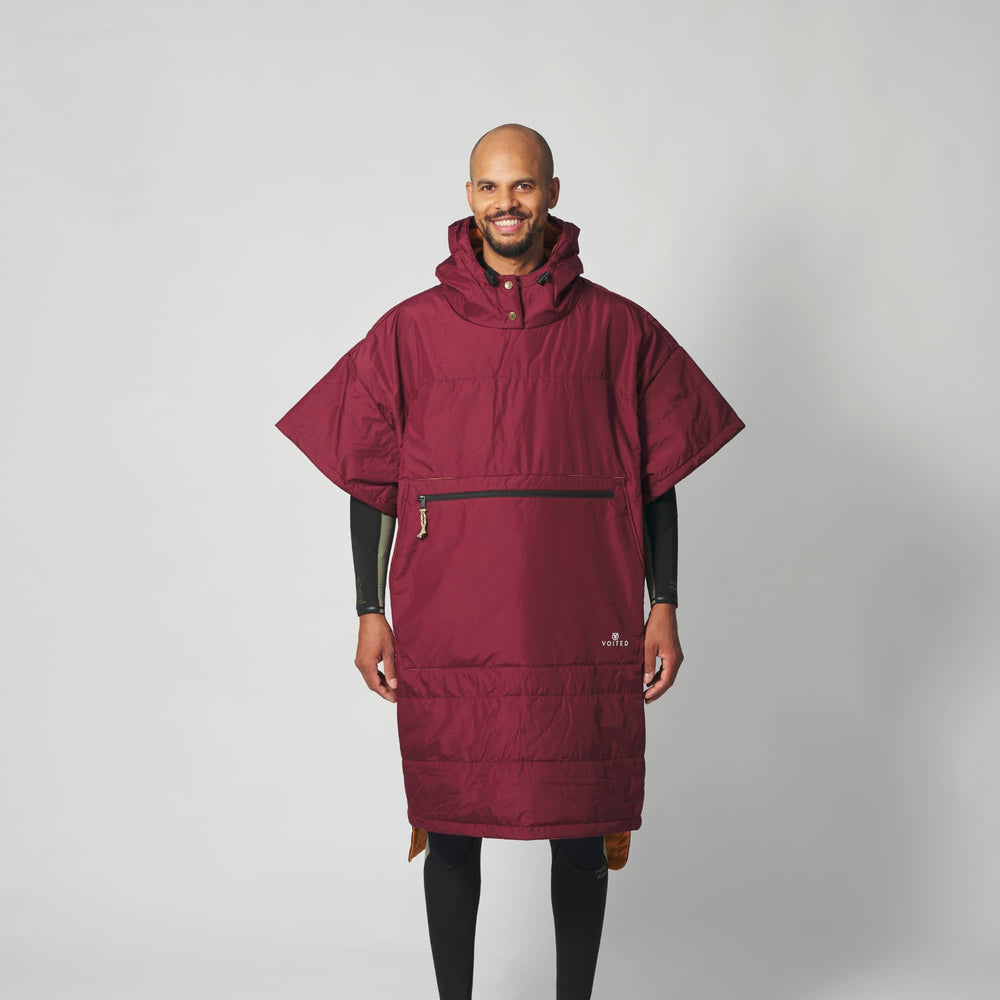 VOITED 2nd Edition Outdoor Poncho for Surfing, Camping, Vanlife & Wild  Swimming - Marsh Grey / Desert