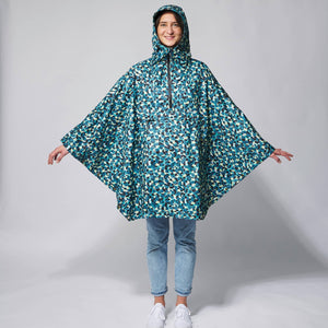 VOITED Rain Poncho - Water-Resistant & Packable - An Tracks