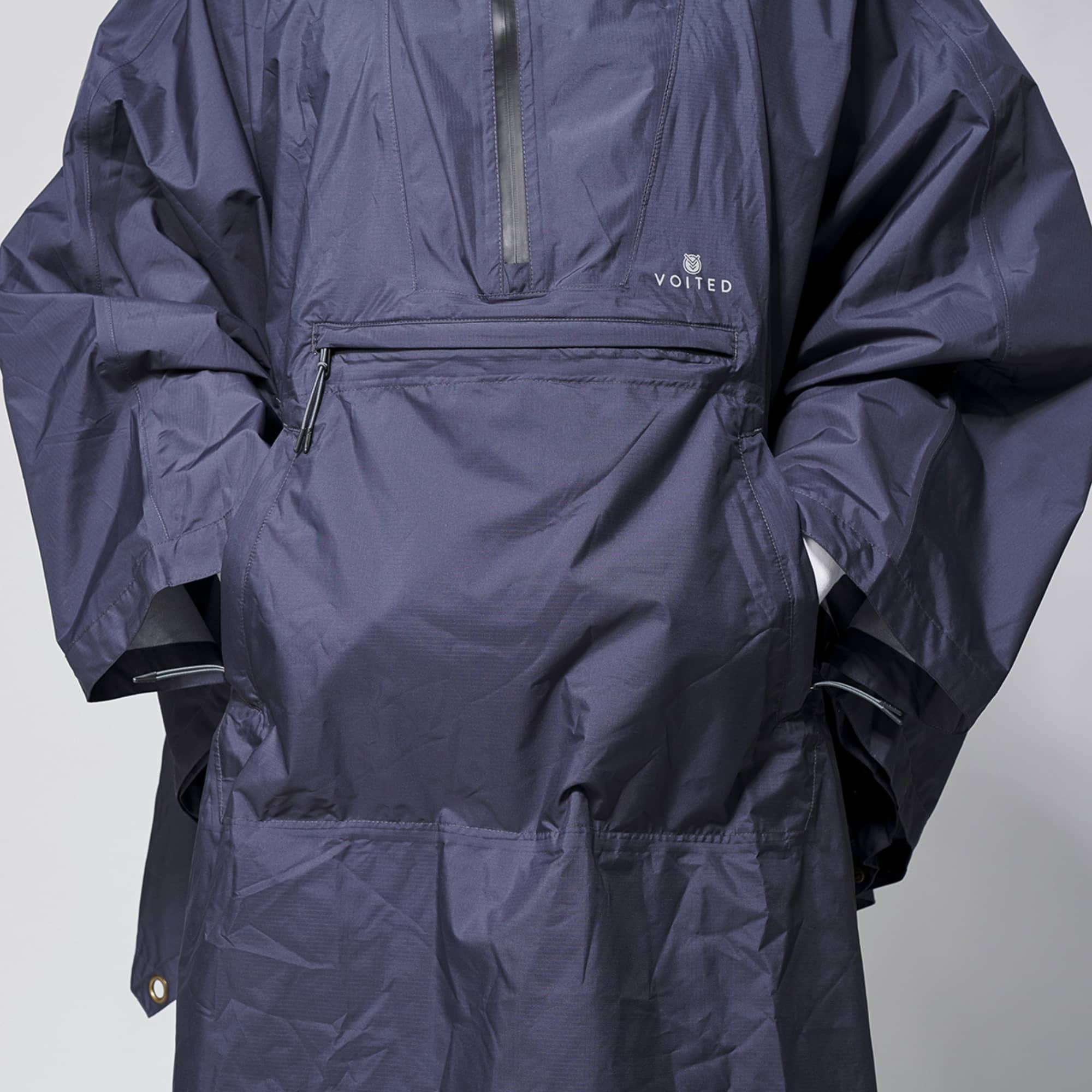VOITED All-Weather & Multipurpose Packable Poncho - Graphite